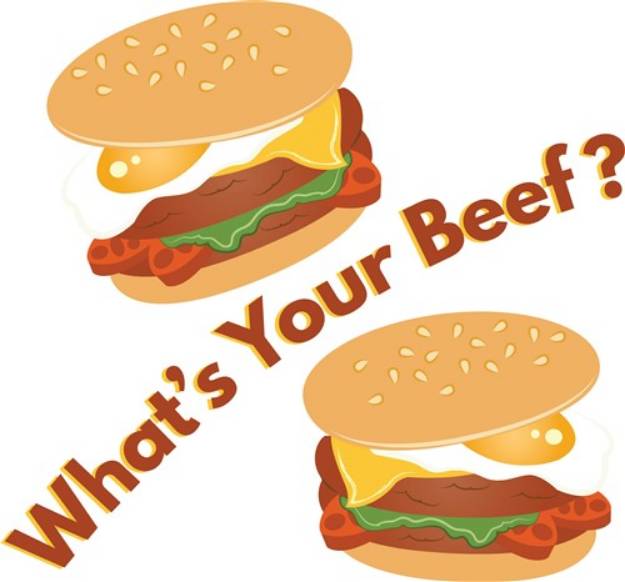 Picture of Whats Your Beef SVG File