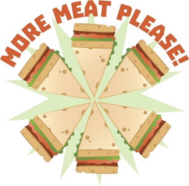 Picture of More Meat SVG File