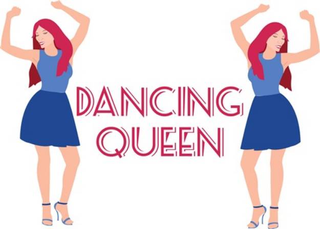 Picture of Dancing Queen SVG File