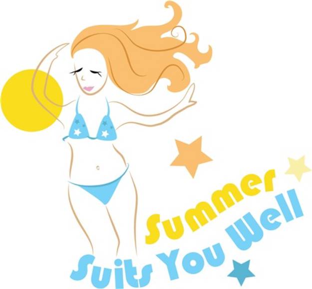 Picture of Summer Suits You SVG File