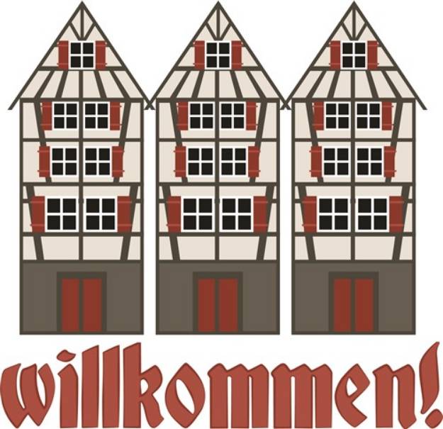 Picture of Willkommen SVG File