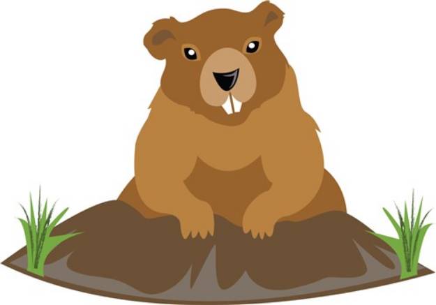 Picture of Groundhog SVG File