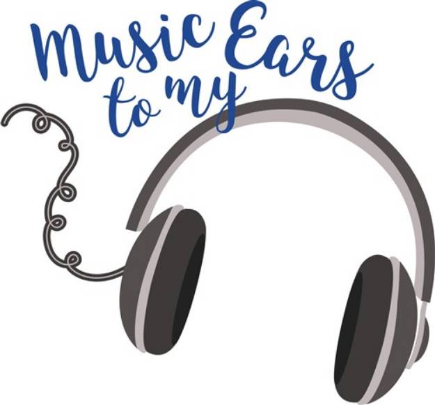 Picture of Music To Ears SVG File