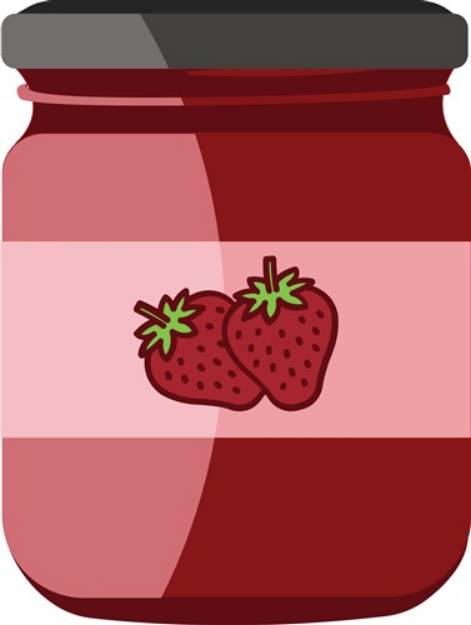 Picture of Strawberry Jam SVG File