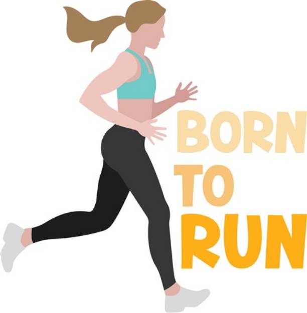 Picture of Born To Run SVG File