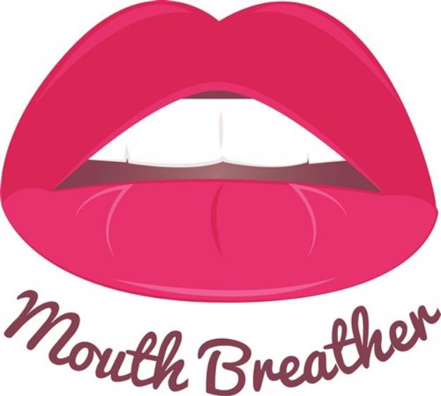 Picture of Mouth Breather SVG File