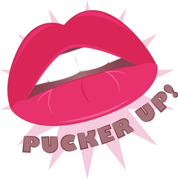 Picture of Pucker Up SVG File