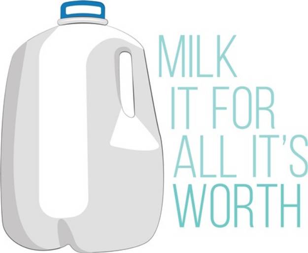 Picture of Milk It SVG File