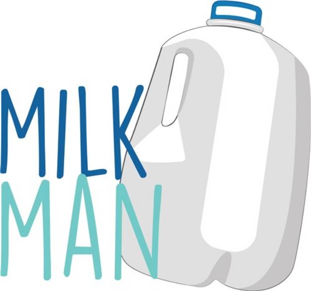 Picture of Milk Man SVG File