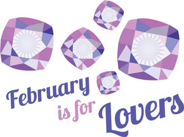 Picture of February Amethyst SVG File