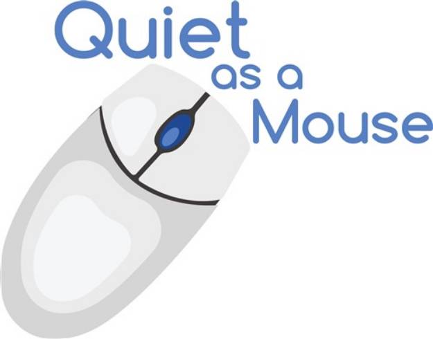 Picture of Quiet As Mouse SVG File
