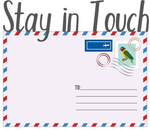 Picture of Stay In Touch SVG File