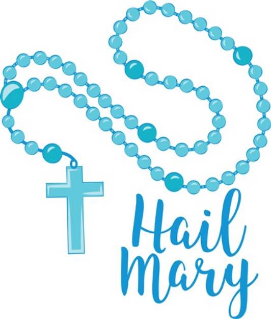 Picture of Hail Mary SVG File