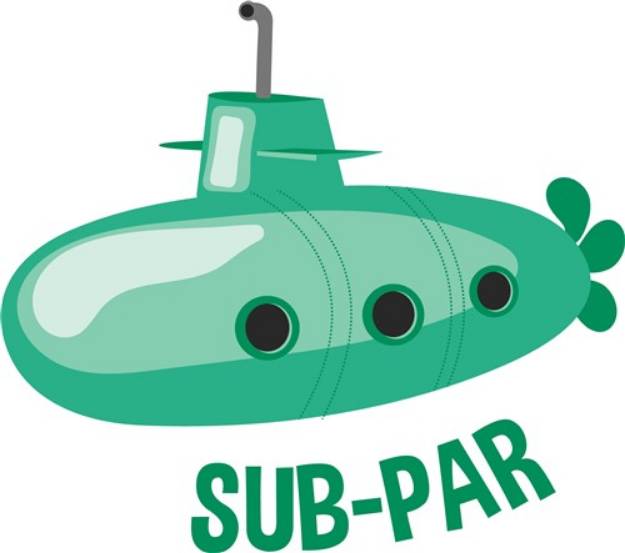 Picture of Sub Par SVG File