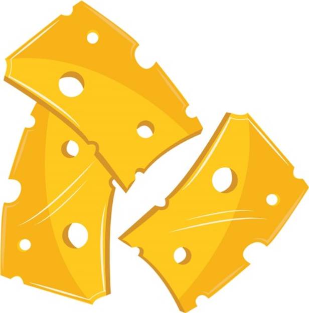 Picture of Swiss Cheese SVG File