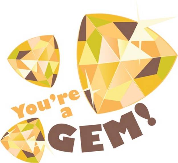 Picture of Youre A Gem SVG File