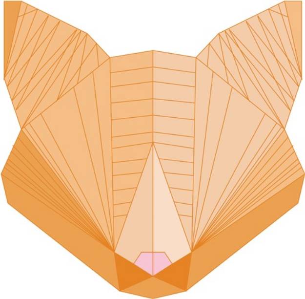 Picture of Geometric Fox SVG File