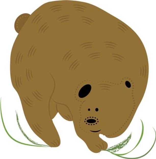 Picture of Rippled Bear SVG File