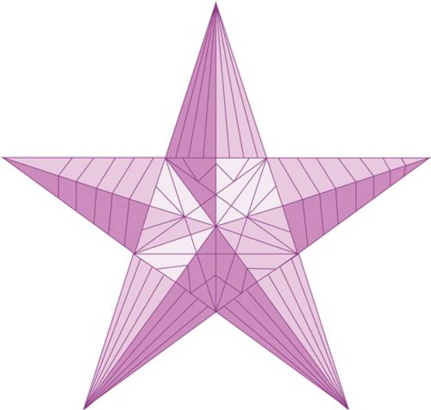 Picture of Geometric Star SVG File