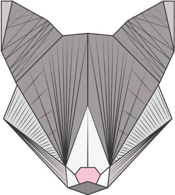 Picture of Geometric Wolf SVG File