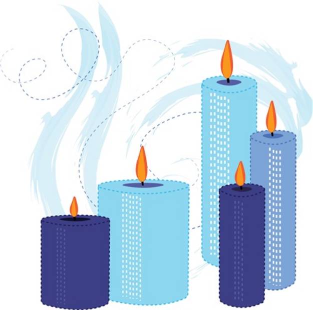 Picture of Candles SVG File