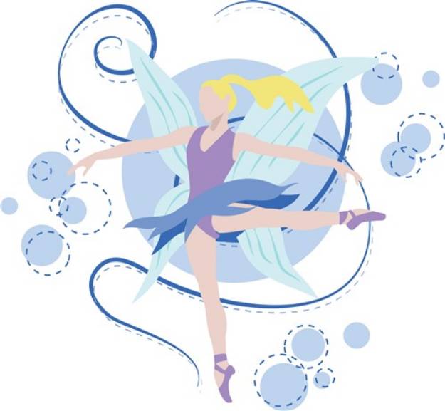 Picture of Beautiful Fairy SVG File