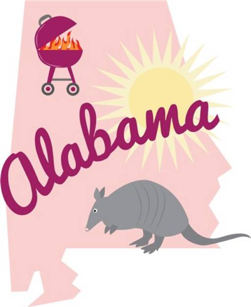 Picture of Alabama State SVG File