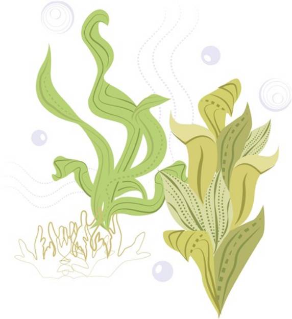 Picture of Ocean Seaweed SVG File