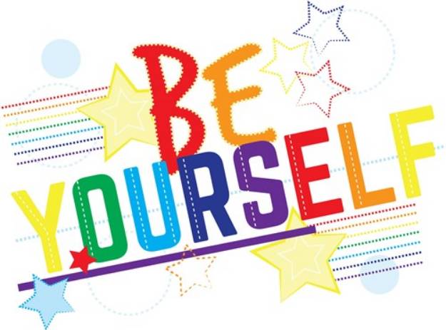 Picture of Be Yourself SVG File