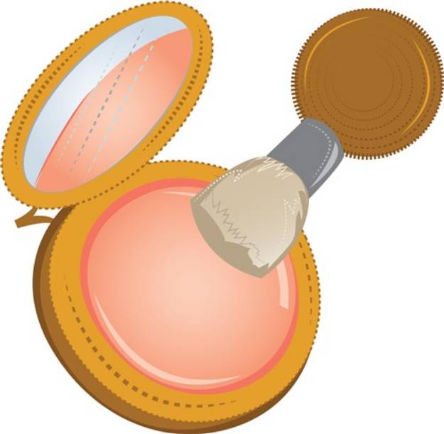 Picture of Blush Compact SVG File
