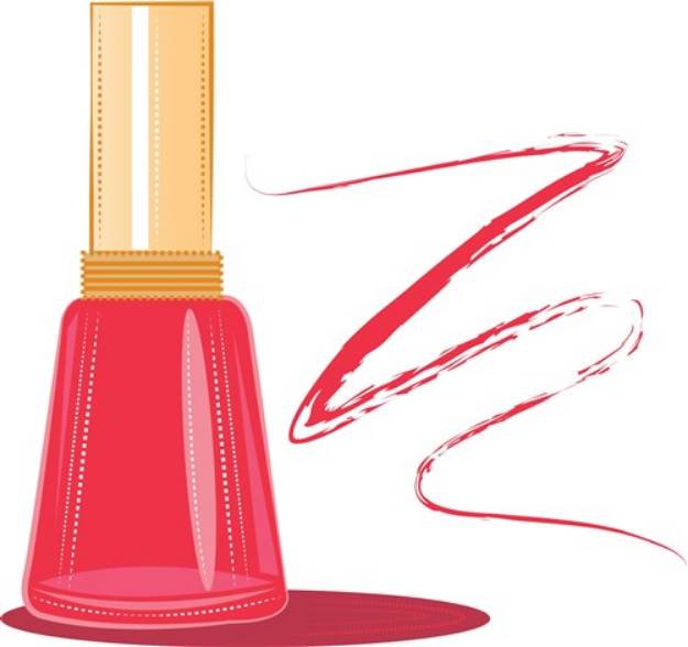 Picture of Nail Polish SVG File