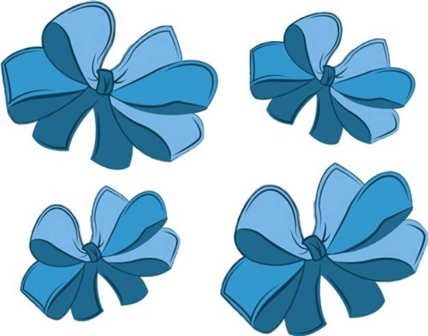 Picture of Present Ribbon Bows SVG File