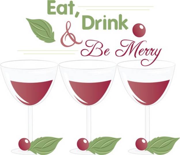 Picture of Drink & Be Merry SVG File