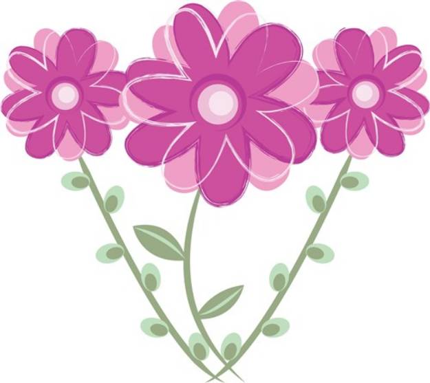 Picture of Spring Flowers SVG File