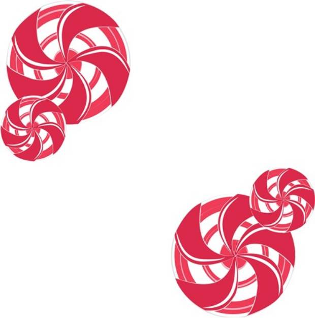 Picture of Peppermint Candy SVG File
