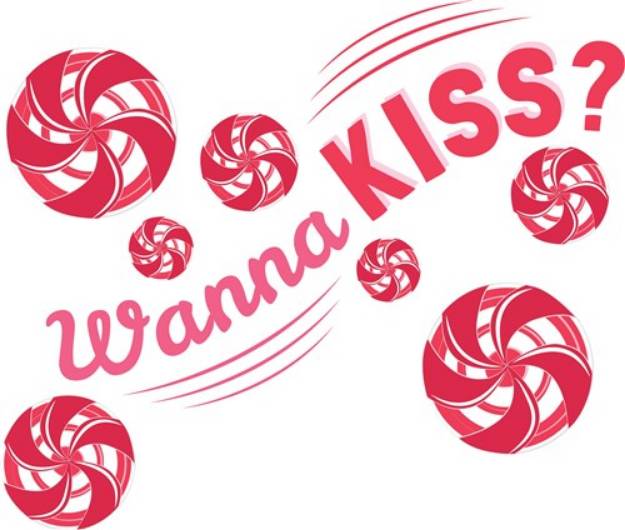 Picture of Wanna Kiss? SVG File