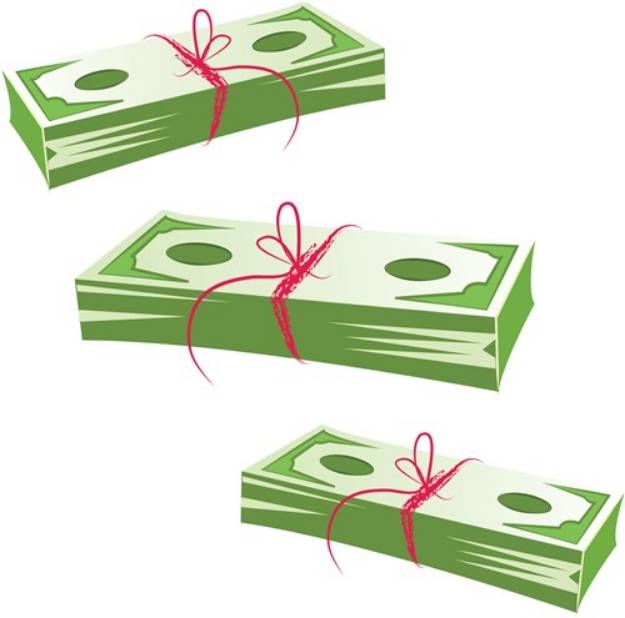 Picture of Stacks Of Cash SVG File
