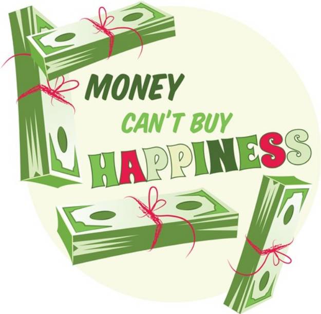 Picture of Cant Buy Happieness SVG File