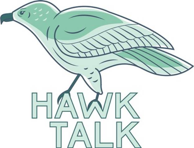 Picture of Hawk Talk SVG File