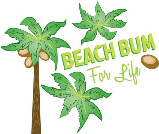 Picture of Beach Bum SVG File