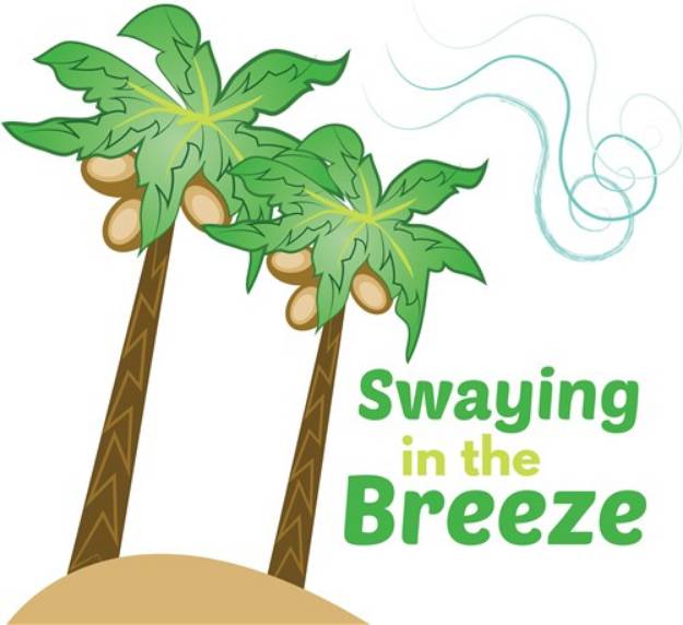 Picture of Swaying In Breeze SVG File