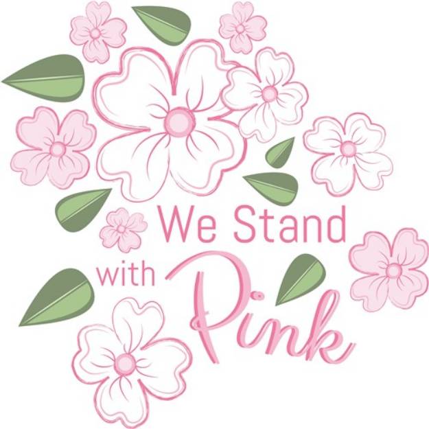 Picture of Stand With Pink SVG File