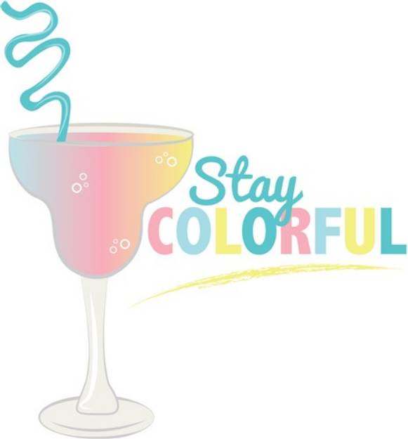 Picture of Stay Colorful SVG File
