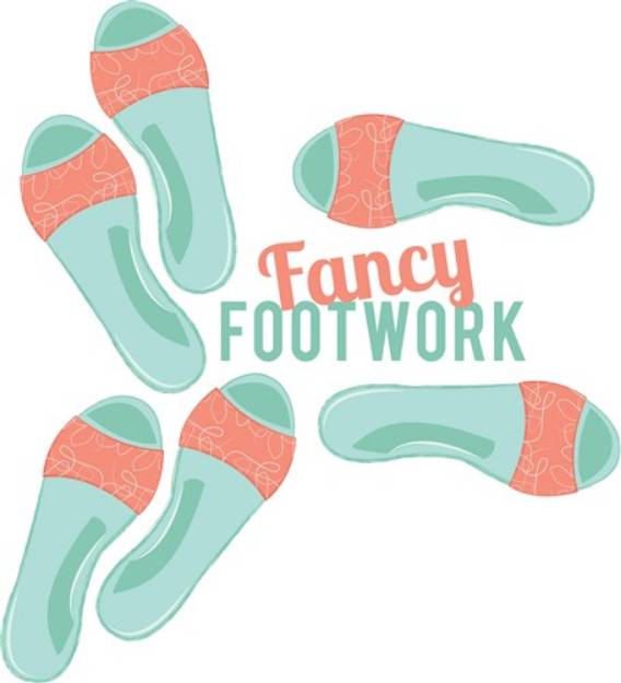 Picture of Fancy Footwork SVG File