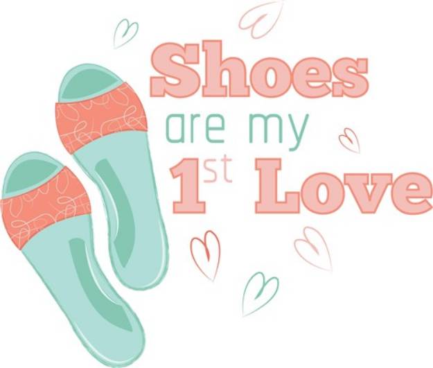 Picture of Shoes Are 1st Love SVG File