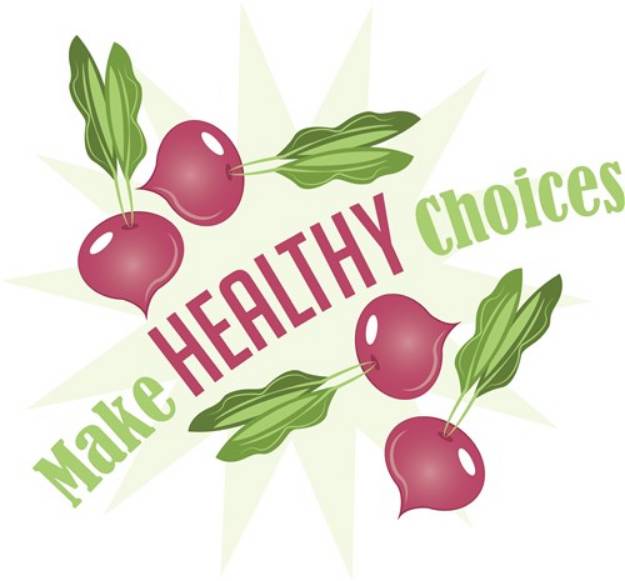 Picture of Healthy Choices SVG File