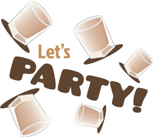 Picture of Lets Party! SVG File