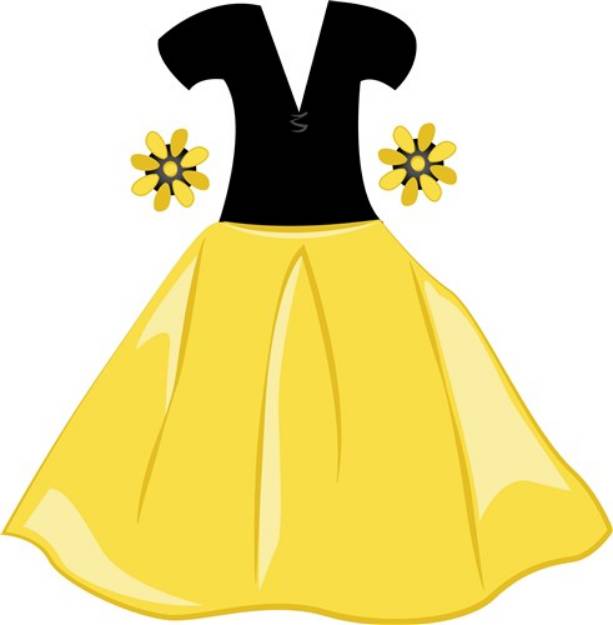 Picture of Fashion Dress SVG File