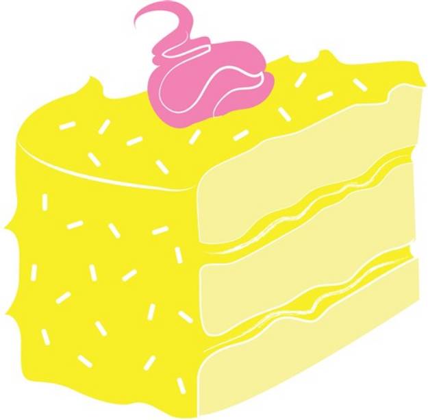 Picture of Yellow Cake SVG File