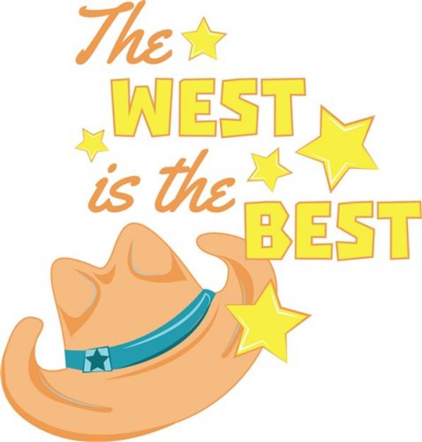 Picture of West Is Best SVG File
